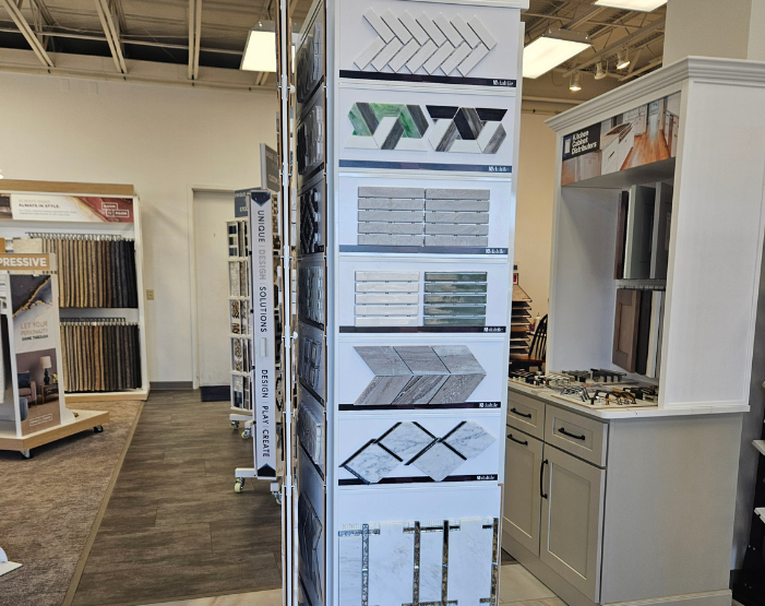 Tile display at Ed's Floor & Home