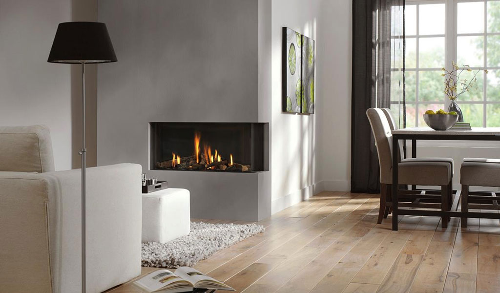 12 Cozy & Beautiful Fireplaces http://www.beautifuldesignmadesimple.com modern minimalist fireplace by Home Designing